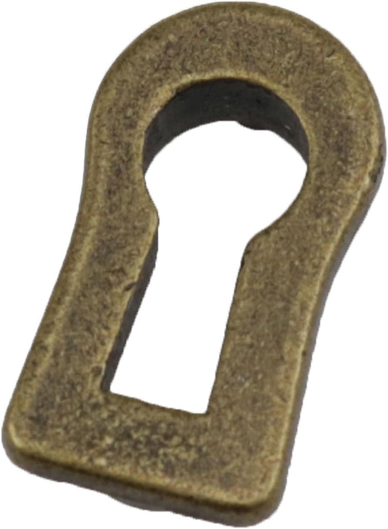 yukata Bronze Zinc Alloy Keyhole Cover Keyhole Protector Covers Key Locking Inserts for Cabinet Door, Dresser Drawers, Desk Antique, Modern Furniture Hardware Vintage Accessories 8PCS - Image 4